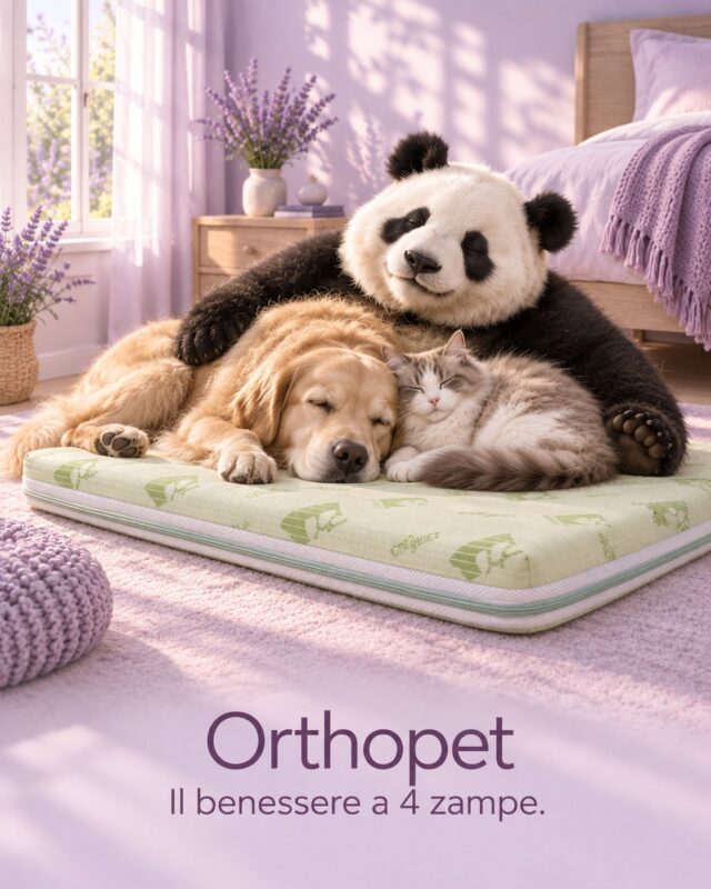Materassino ortopedico per animali Orthopet, il benessere a 4 zampe Buonanotte